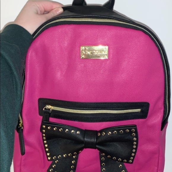 Betsey Johnson leather backpack